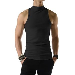 Men's Sleeveless Vest Tank Tops O-Neck Gym Top Sports Muscle T-Shirt Blouse Tee